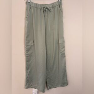 Abercrombie & Fitch green lightweight cargo pants SZ M
